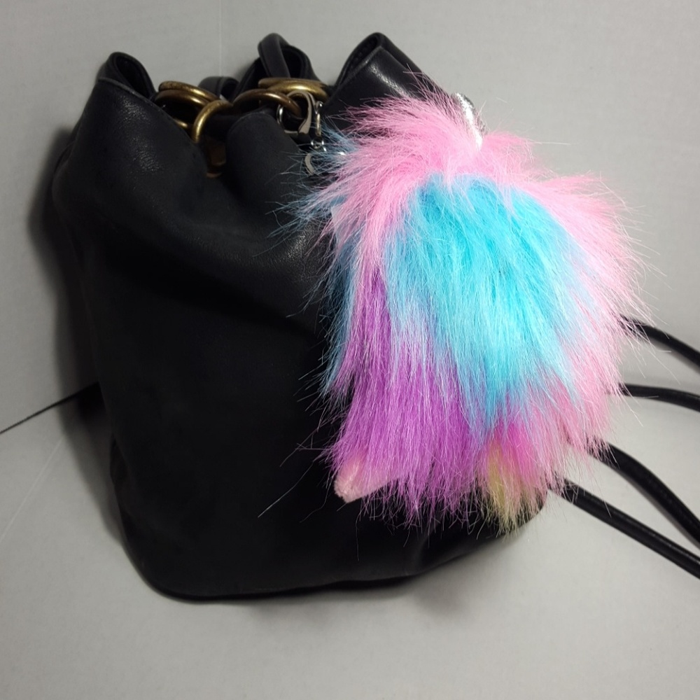 Unicorn Pom Pom Keychain  🦄